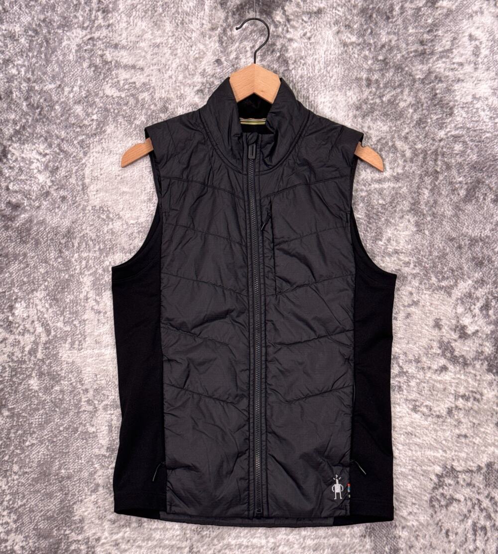 Smartwool Smartloft 60 Vest Small Mens Black Full Zip